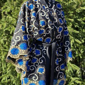 kimono/jakk d 4 "voila" sinise lillega